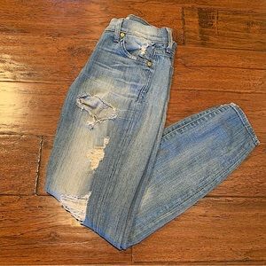 7 For All Mankind Light Blue Jeans